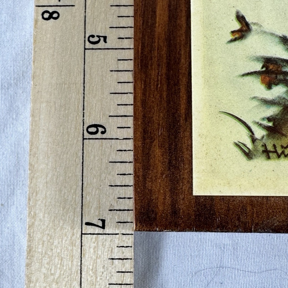 Vintage Set of 2‎ Hummel Wood Wall Plaques 5" x 7" Boy And Girl Umbrella Rain - Picture 8 of 12